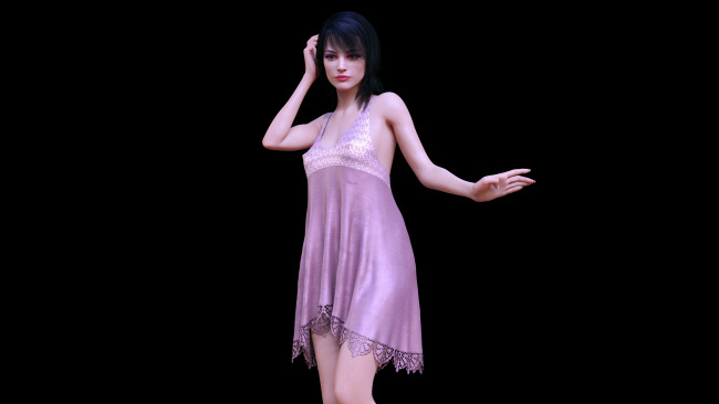 Обои картинки фото 3д графика, люди , people, фон, взгляд, девушка