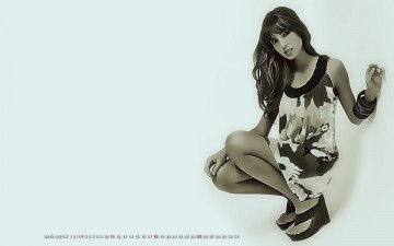 Картинка календари компьютерный+дизайн 2019 calendar женщина сидит взгляд девушка