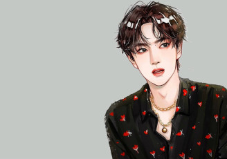 Картинка рисованное люди ван ибо