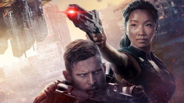 Картинка кино+фильмы occupation +rainfall женщина мужчина оружие города