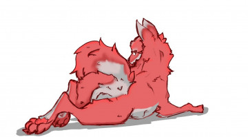 Картинка рисованное животные fox лиса