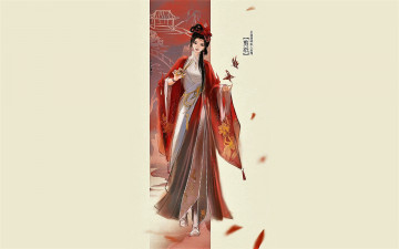 Картинка рисованное люди девушка бабочки