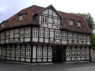 Картинка серия прогулка по брауншвейгу июль 2005 города здания дома