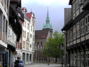 Картинка серия прогулка по брауншвейгу июль 2005 города улицы площади набережные