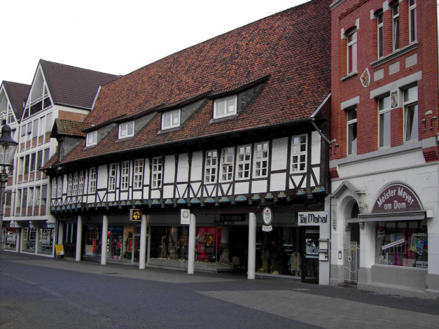 Обои картинки фото серия, прогулка, по, брауншвейгу, июль, 2005, города, здания, дома