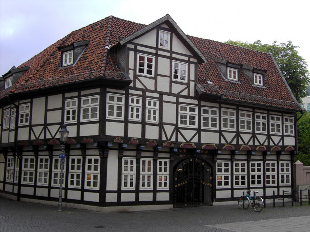 Обои картинки фото серия, прогулка, по, брауншвейгу, июль, 2005, города, здания, дома