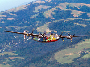 Картинка авиация боевые самолёты consolidated+b-24+liberator