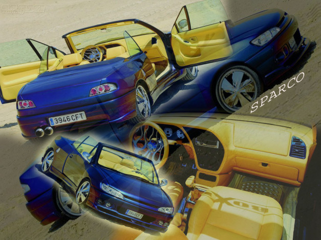Обои картинки фото 306, by, sparco, автомобили, peugeot