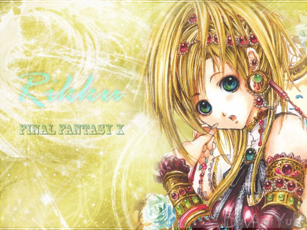 Обои картинки фото аниме, final, fantasy