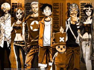 Картинка аниме one piece nami monkey d luffy sanji roronoa zoro usopp chopper nico robin