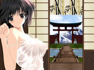 обоя аниме, suzuhira, hiro, artbook