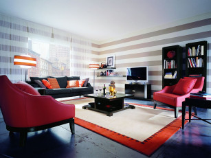 Картинка интерьер гостиная