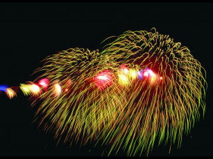 Картинка разное салюты фейерверки