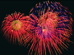 Картинка разное салюты фейерверки