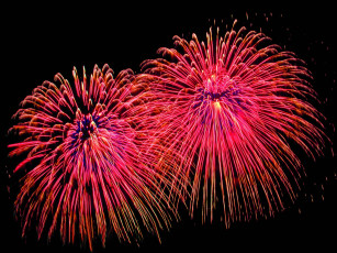 Картинка разное салюты фейерверки