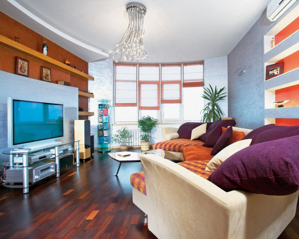 Обои картинки фото интерьер, гостиная