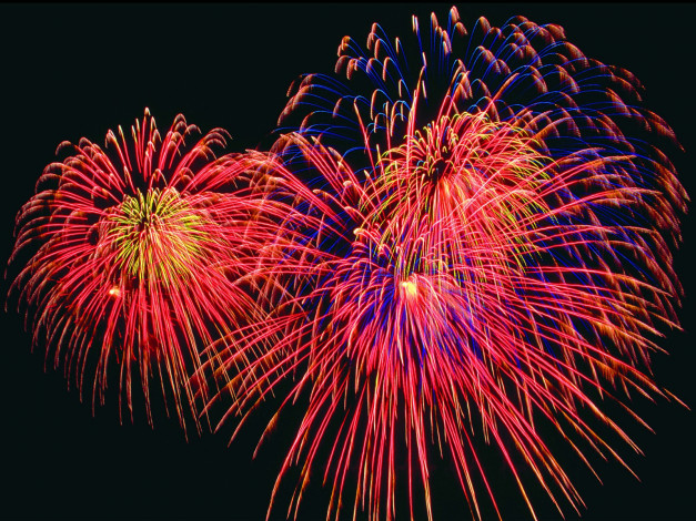 Обои картинки фото разное, салюты, фейерверки