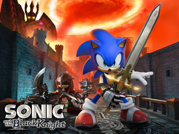 Обои картинки фото sonic, and, the, black, knight, видео, игры
