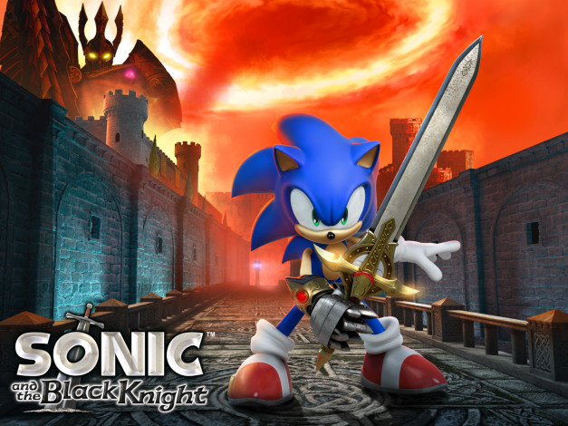 Обои картинки фото sonic, and, the, black, knight, видео, игры
