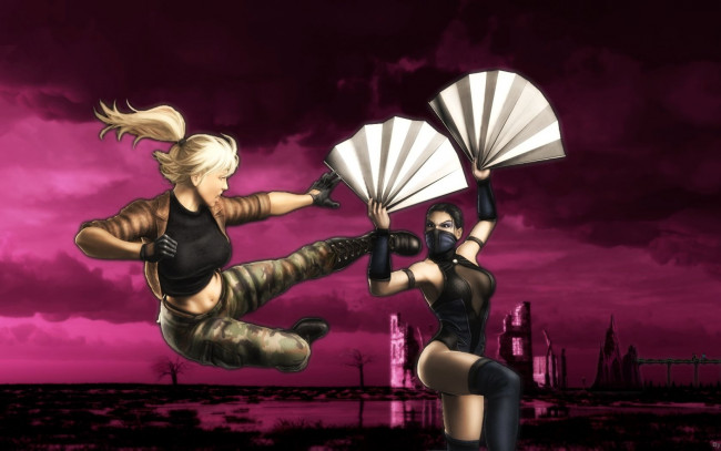 Обои картинки фото видео, игры, mortal, kombat, shaolin, monks