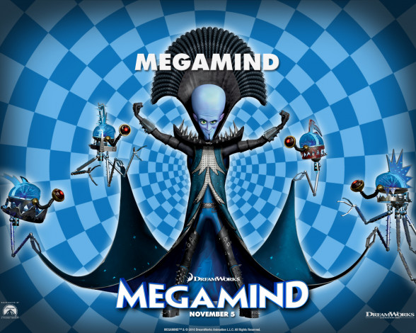 Обои картинки фото megamind, мультфильмы