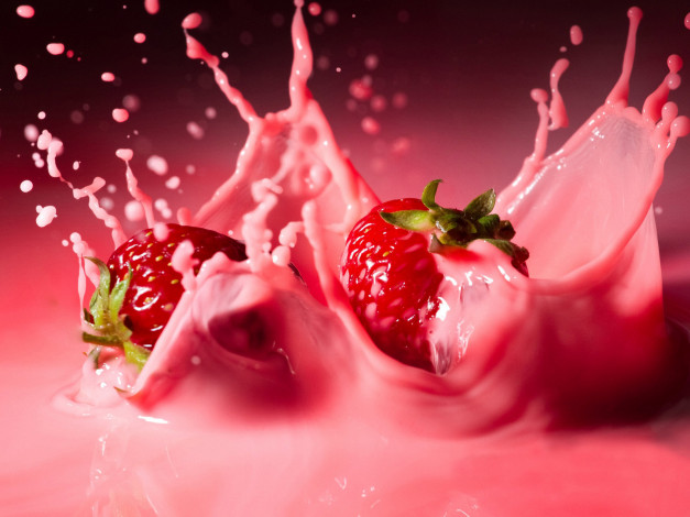 Обои картинки фото еда, клубника, земляника