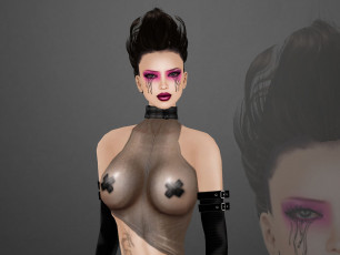 Картинка 3д графика people люди глаза