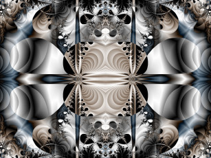 Картинка 3д графика fractal фракталы узор фрактал