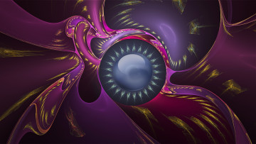 Картинка 3д графика fractal фракталы узор тёмный фрактал