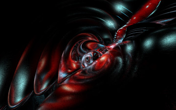 Картинка 3д графика abstract абстракции абстракция узор тёмный