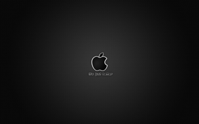 Обои картинки фото компьютеры, apple, тёмный, логотип