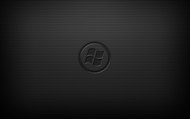 Обои картинки фото компьютеры, windows, vista, longhorn, логотип, тёмный