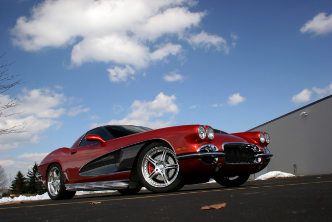 Обои картинки фото автомобили, corvette