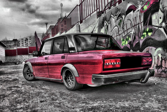 Обои картинки фото автомобили, виртуальный, тюнинг, lada