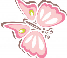 Картинка векторная+графика животные фон бабочка