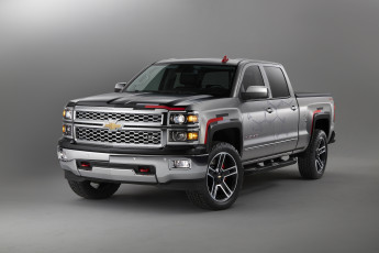 Картинка автомобили chevrolet silverado серый 2014 concept toughnology