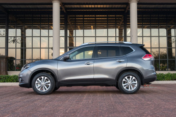 обоя автомобили, nissan, datsun, x-trail, za-spec, t32, 2014г, серый