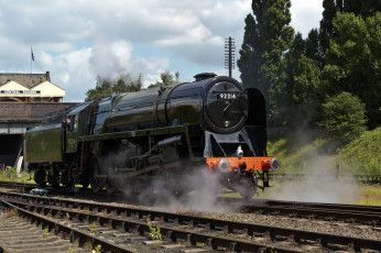 Картинка техника паровозы паровоз рельсы дорога железная