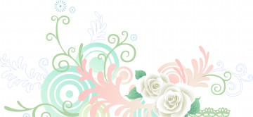 Картинка векторная+графика цветы фон листья лепестки