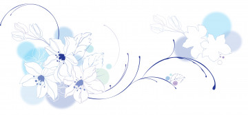 Картинка векторная+графика цветы лепестки фон листья