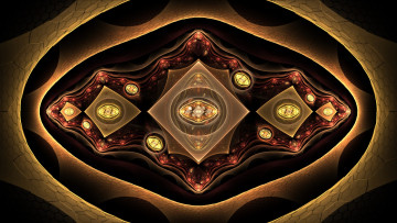 Картинка 3д+графика фракталы+ fractal цвета узор фон