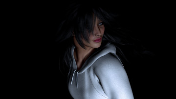 обоя 3д графика, портрет , portraits, фон, взгляд, девушка