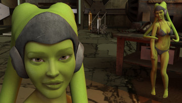 Картинка 3д+графика существа+ creatures халк взгляд