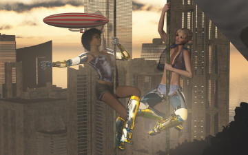 Картинка 3д+графика эльфы+ elves дома взгляд эльфийки