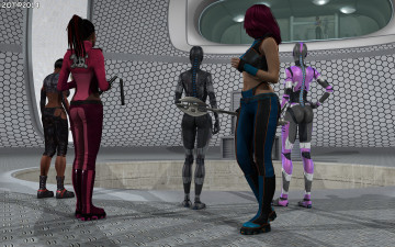 Картинка 3д+графика фантазия+ fantasy взгляд девушки