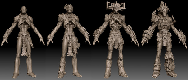 Обои картинки фото 3д графика, _science fiction, робот