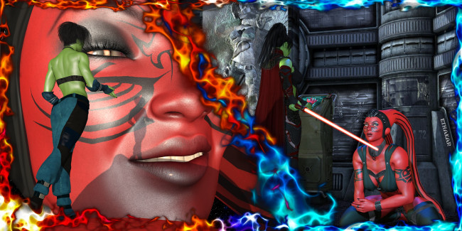 Обои картинки фото 3д графика, существа , creatures, халки, оружие