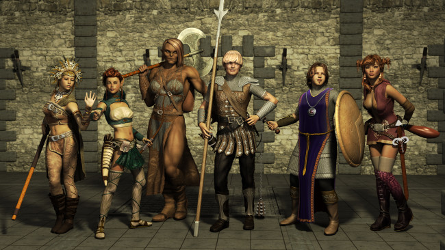 Обои картинки фото 3д графика, эльфы , elves, эльфы, воины