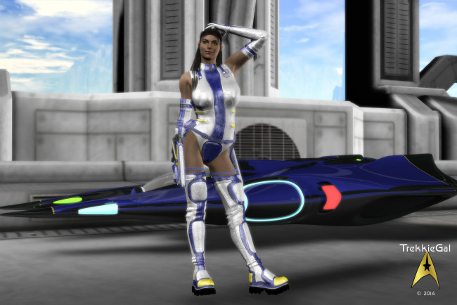 Обои картинки фото 3д графика, фантазия , fantasy, автомобиль, взгляд, девушка