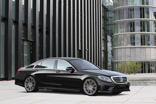 Обои картинки фото автомобили, mercedes-benz, s, 63, темный, 2014г, w222, l4m, imsa, amg